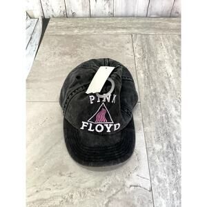 Pink Floyd Stone Washed Snap Back Hat Baseball Cap Rock Band Legends One Size